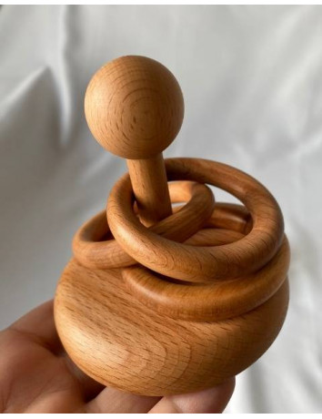 Montessori Ahşap Oyun Halkaları