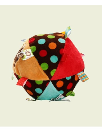 Sozzy Toys Çıngıraklı Maymun Eğitici ve Eğlenceli Top | Bebek Aktivite Oyuncağı
