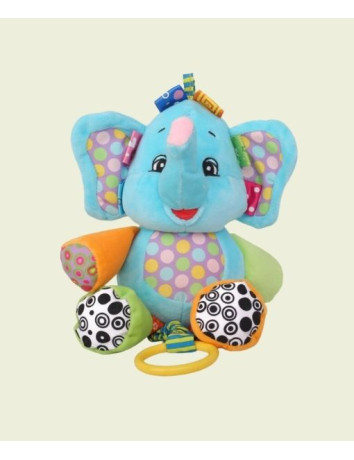 Sozzy Toys Mama Sandalyesi ve Puset Oyuncağı | Bebekler İçin Eğlenceli ve Eğitici Oyuncak Mavi Fil